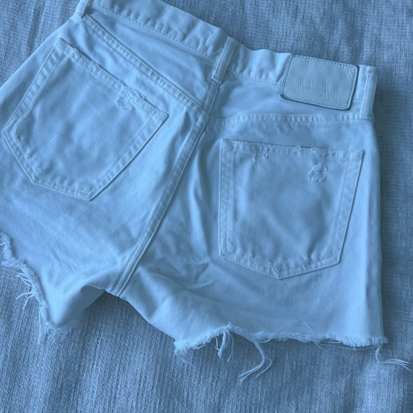 Moussy Vintage Ransomville Distressed Denim Shorts size 25 - Picture 8 of 8